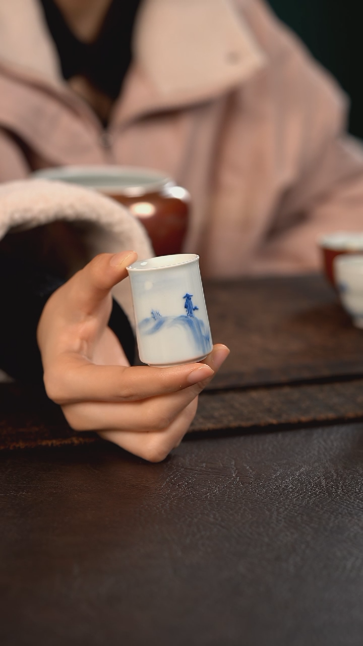 【闪购商品】杯聚澜堂登高拇指杯