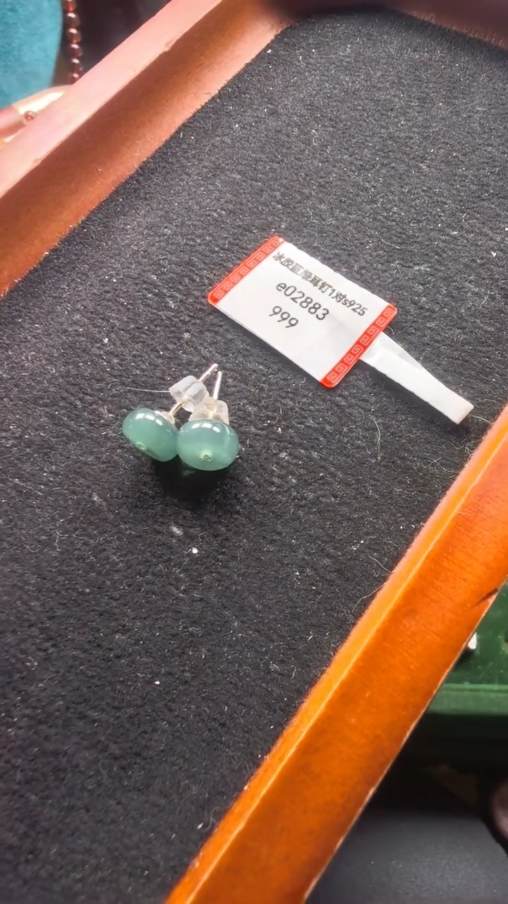 未镶嵌翡翠耳饰g02883-耳钉