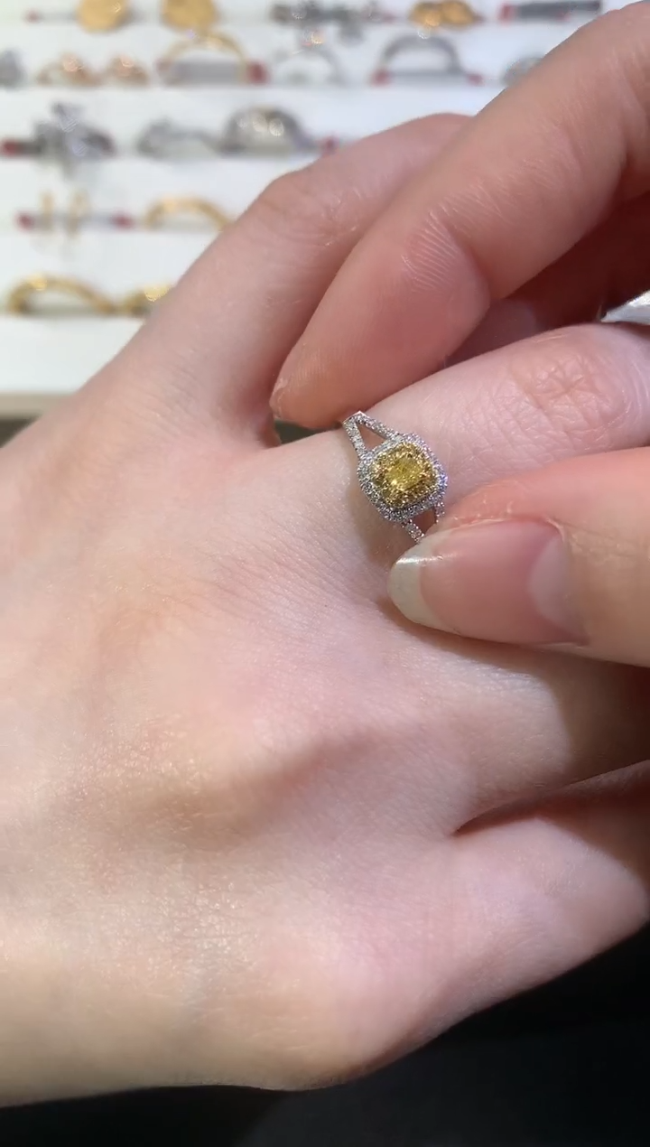 【闪购商品】钻石戒指18K金镶嵌Z352|1980