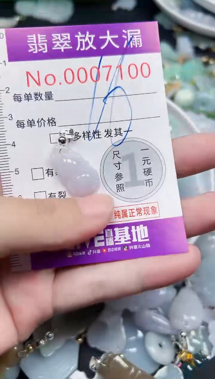 颈饰未镶嵌翡翠7100