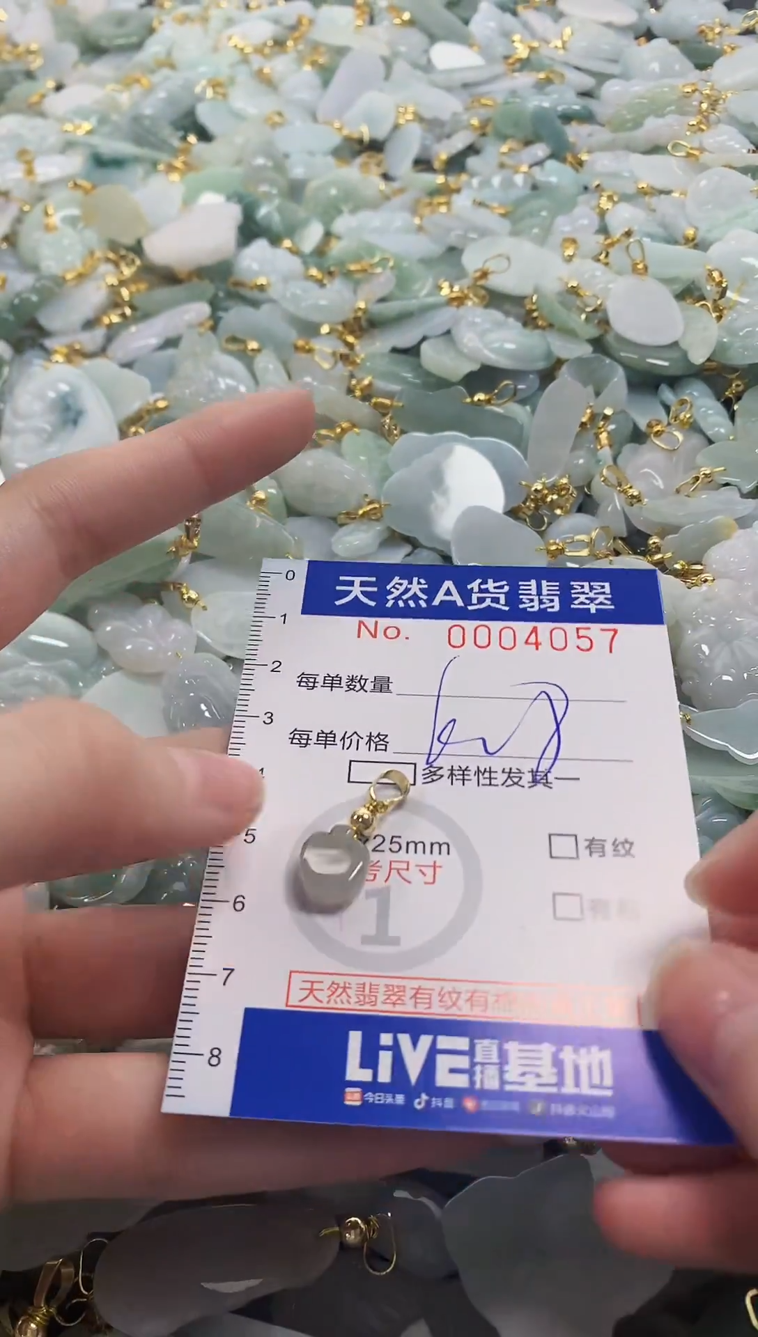 颈饰未镶嵌翡翠天然a货翡翠