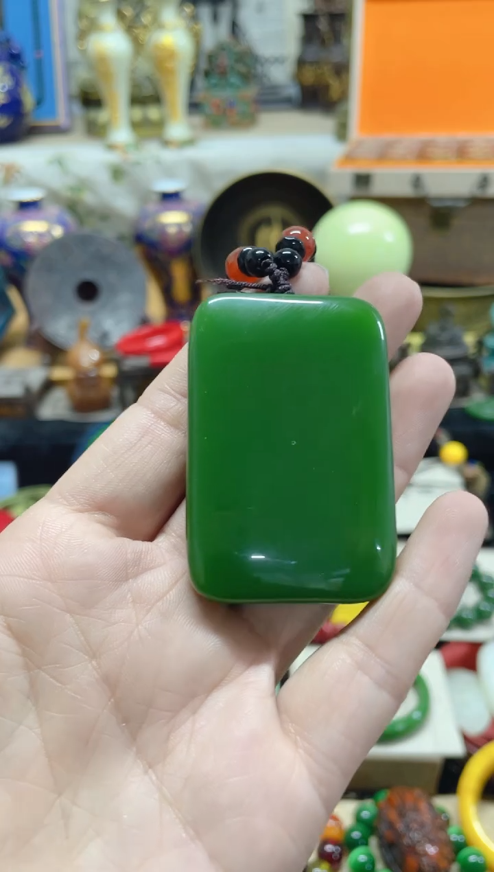 【闪购商品】和田玉（碧玉）颈饰未镶嵌主播推荐主播推荐