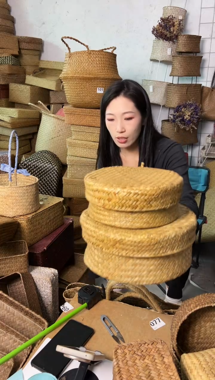 草编草编包/草编收纳盒微瑕疵