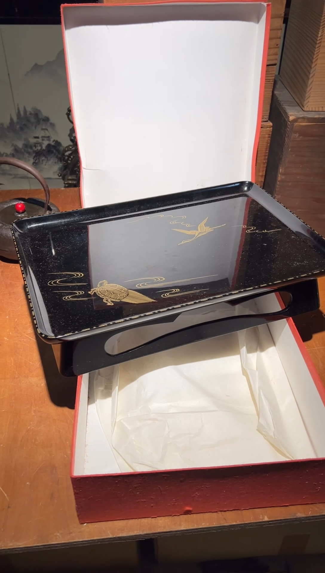 木A1641木上漆中古周边/