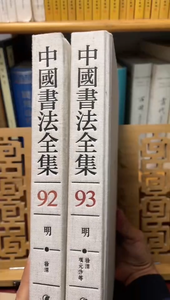 中国书法全集92.93共2本