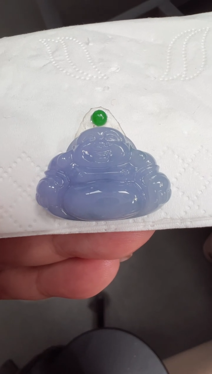 【闪购商品】定制翡翠未镶嵌17*24.8*6.5佛公