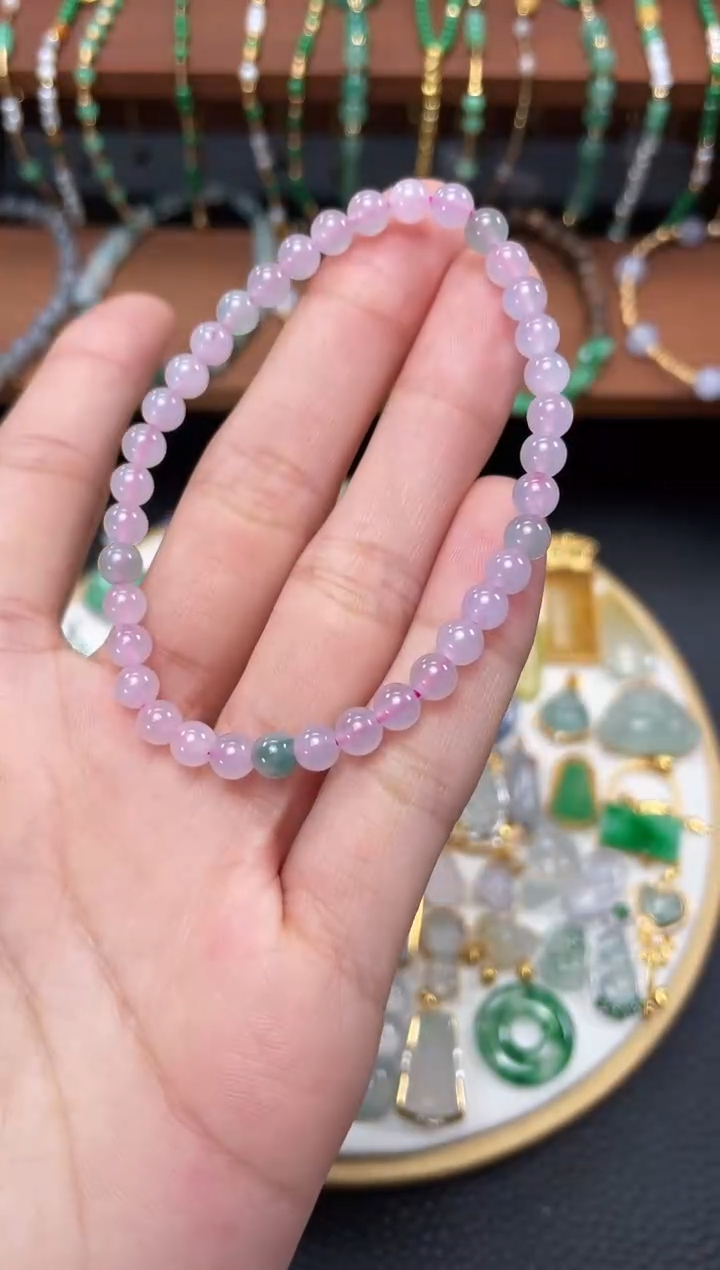 【闪购商品】翡翠套链未镶嵌一个   JK205