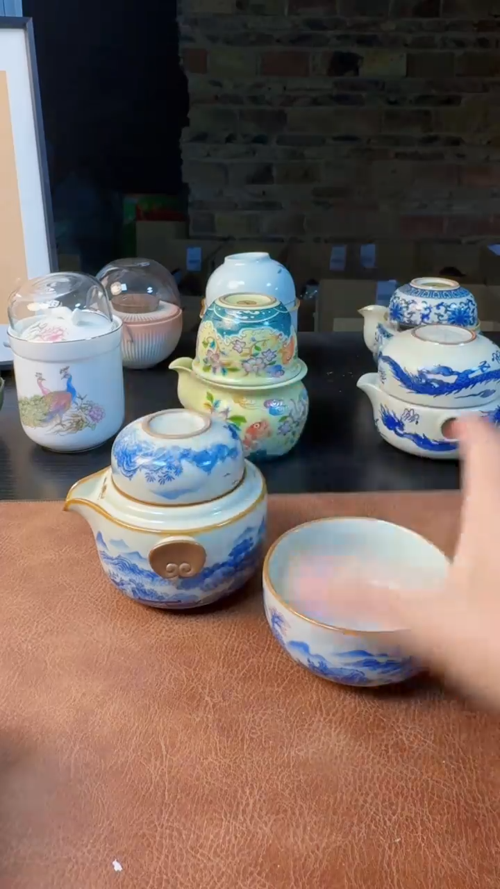 【闪购商品】杯德化白瓷，快客茶具