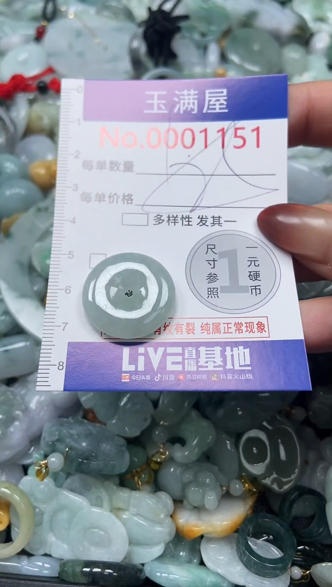 颈饰未镶嵌翡翠1151