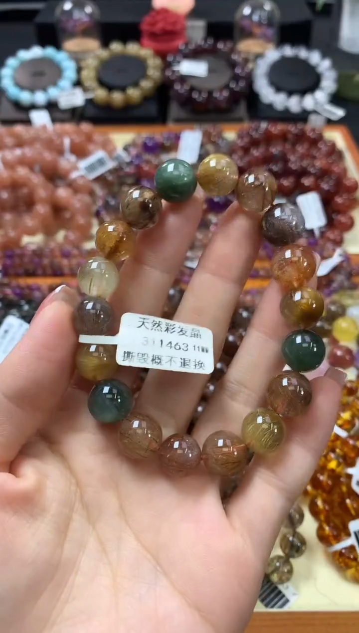 未镶嵌手串水晶11*