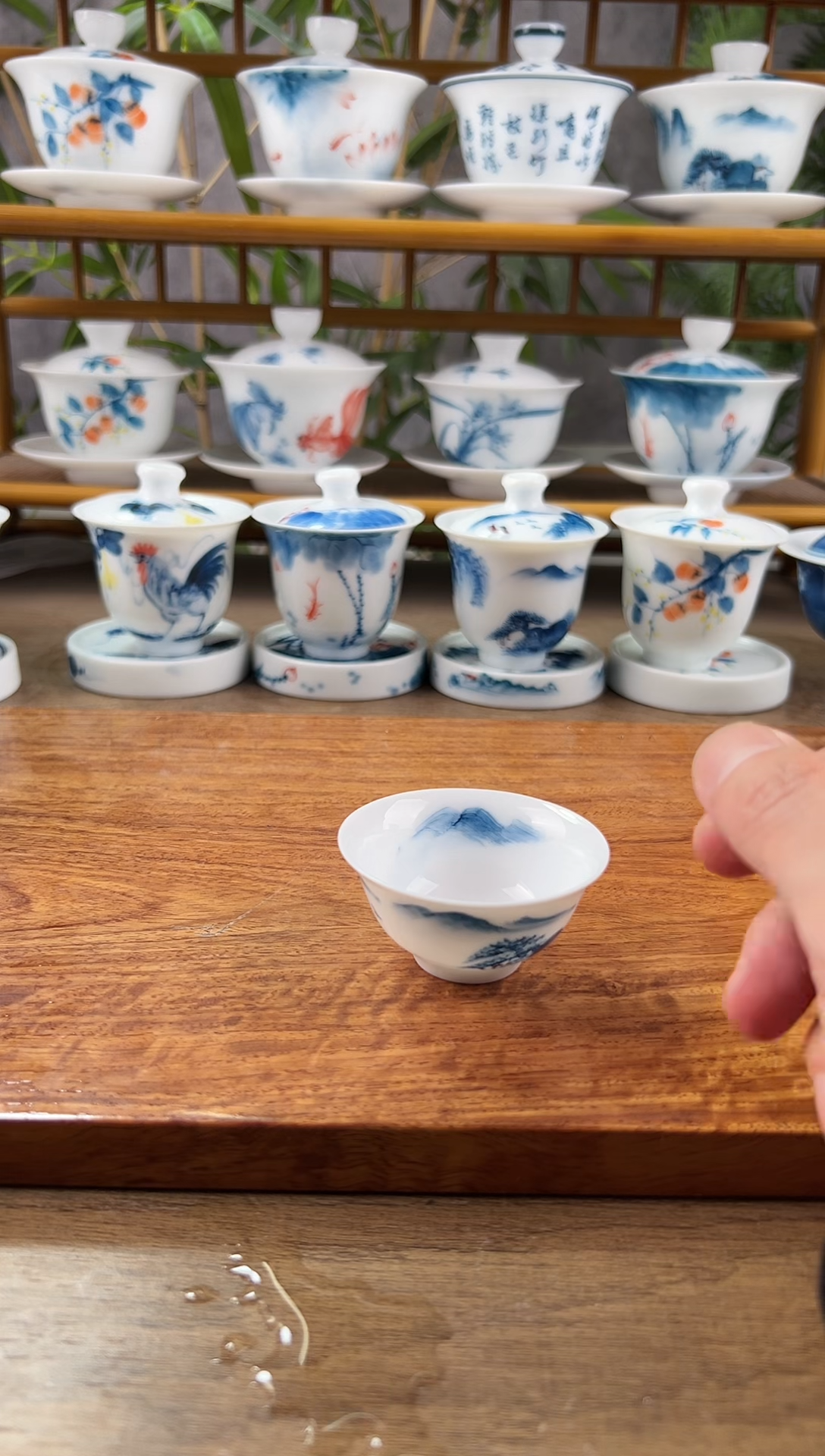 【闪购商品】微瑕千里江山小玉兰杯10个