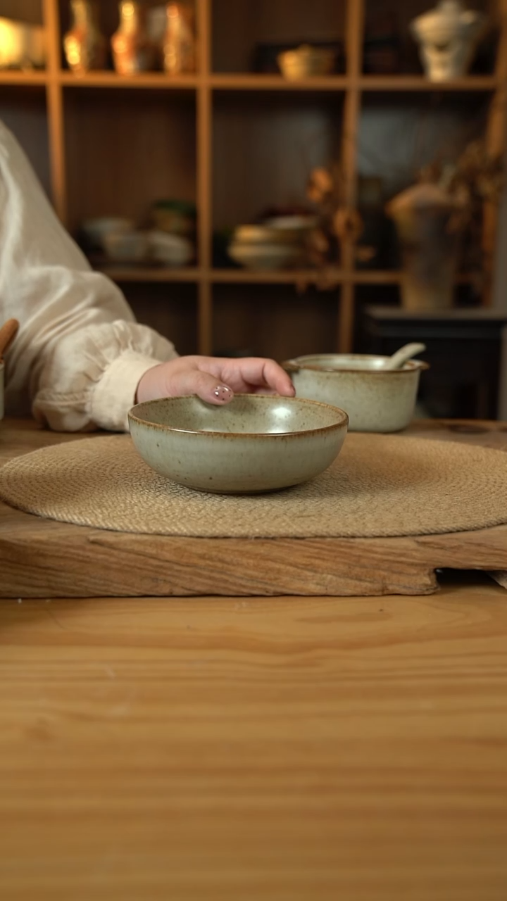 奶奶系列的6英寸罗汉碗1个