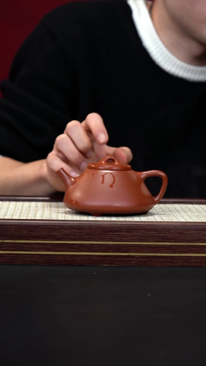 茶壶紫砂ZFF朱泥 子冶石瓢