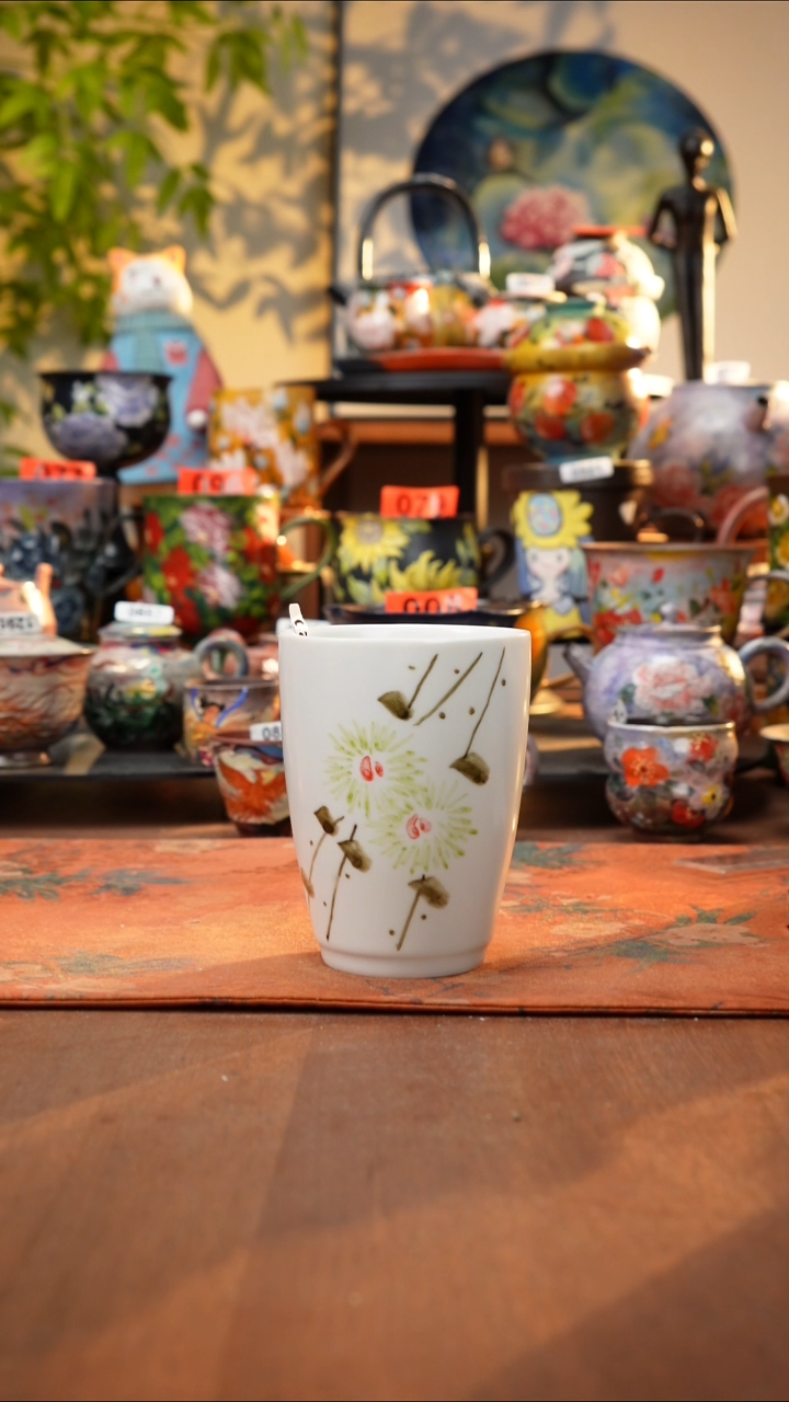 瓷片景德镇手工手绘920