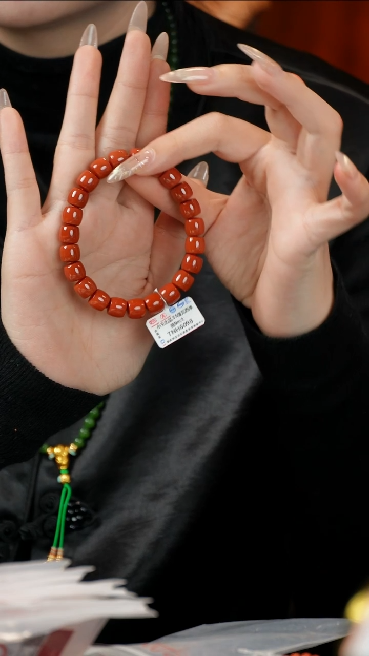 未镶嵌手串南红玛瑙多样性发一件TNH6098