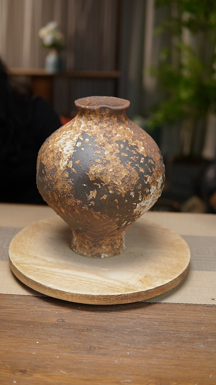 【闪购商品】陶瓷 花器诧寂棕灯笼