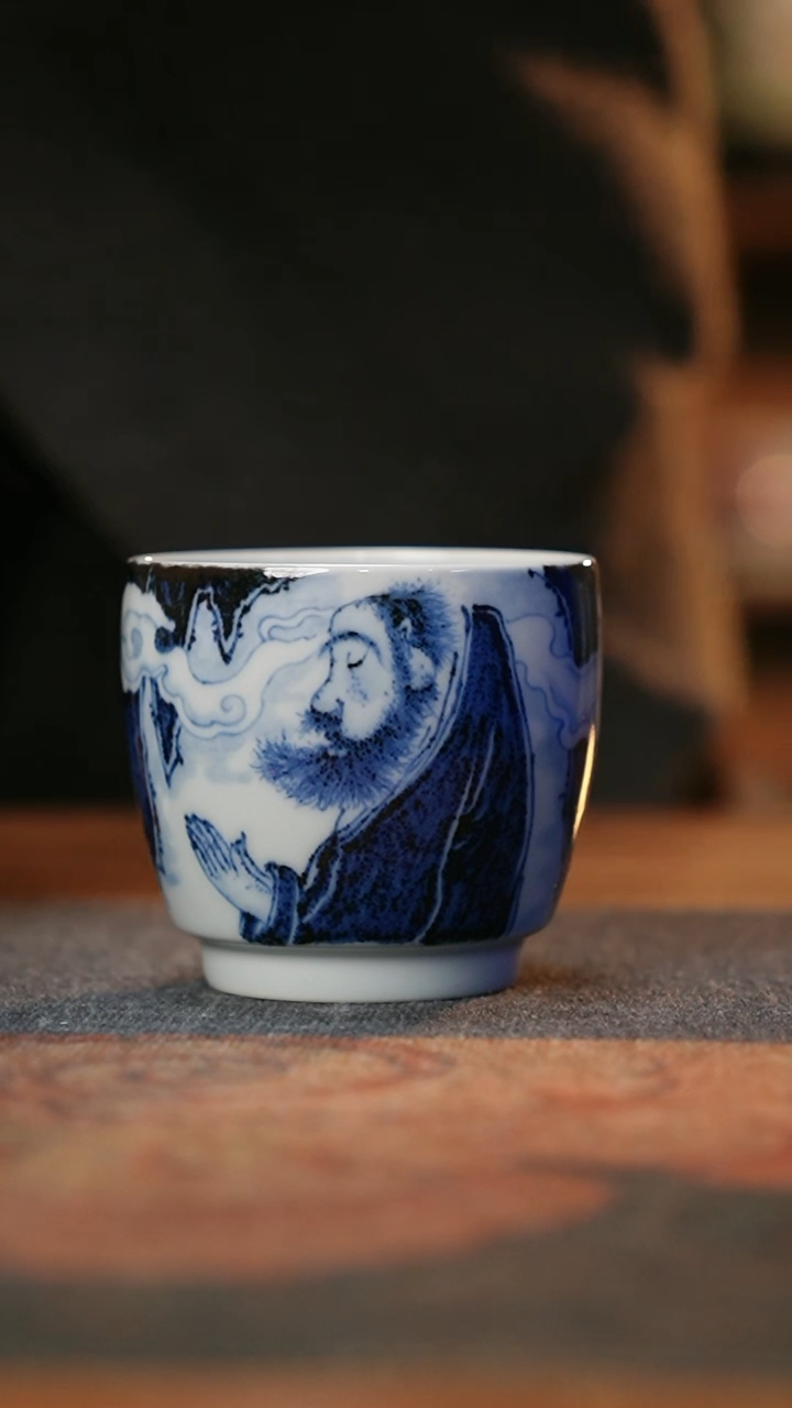 【闪购商品】康亭守艺禅意系列-达摩手握杯
