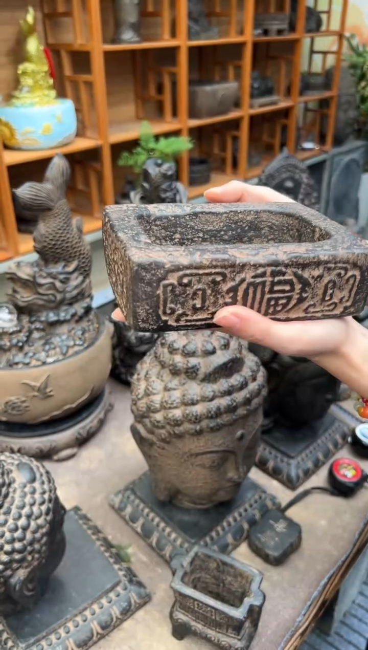 陶土【火山泥】福字汉砖