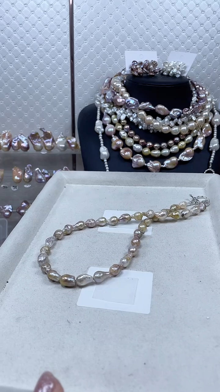 未镶嵌项链淡水珍珠【纯恬饰品】