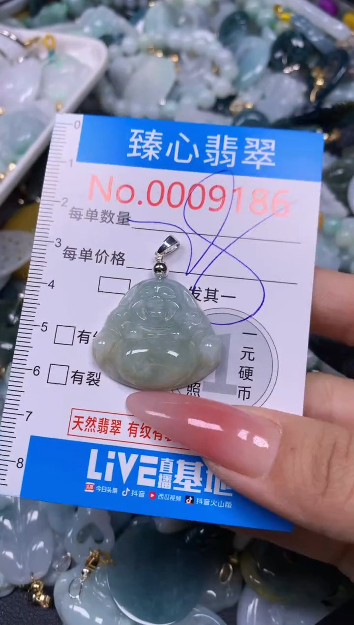 【闪购商品】翡翠颈饰未镶嵌含绳0009186