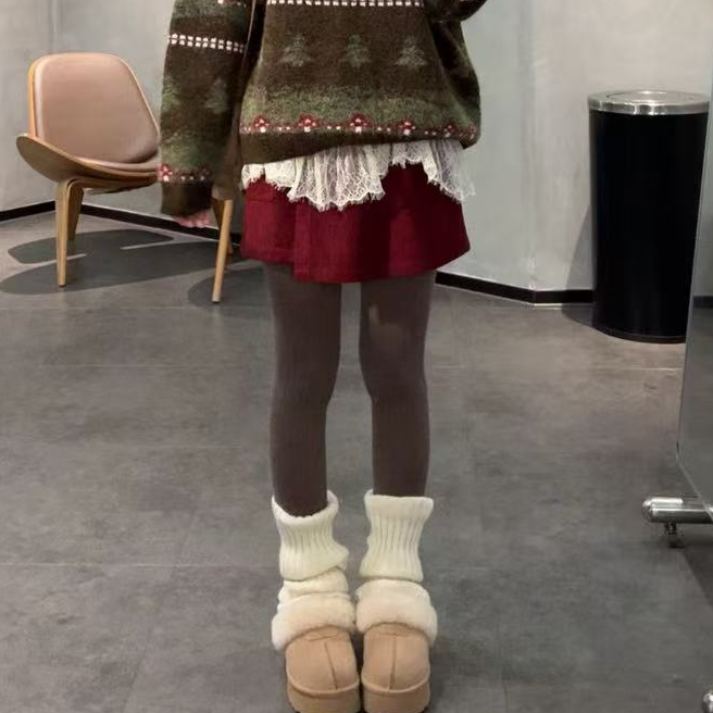 VGVL裤裙【双代计划】灯芯绒小众短裤女休闲百搭60146