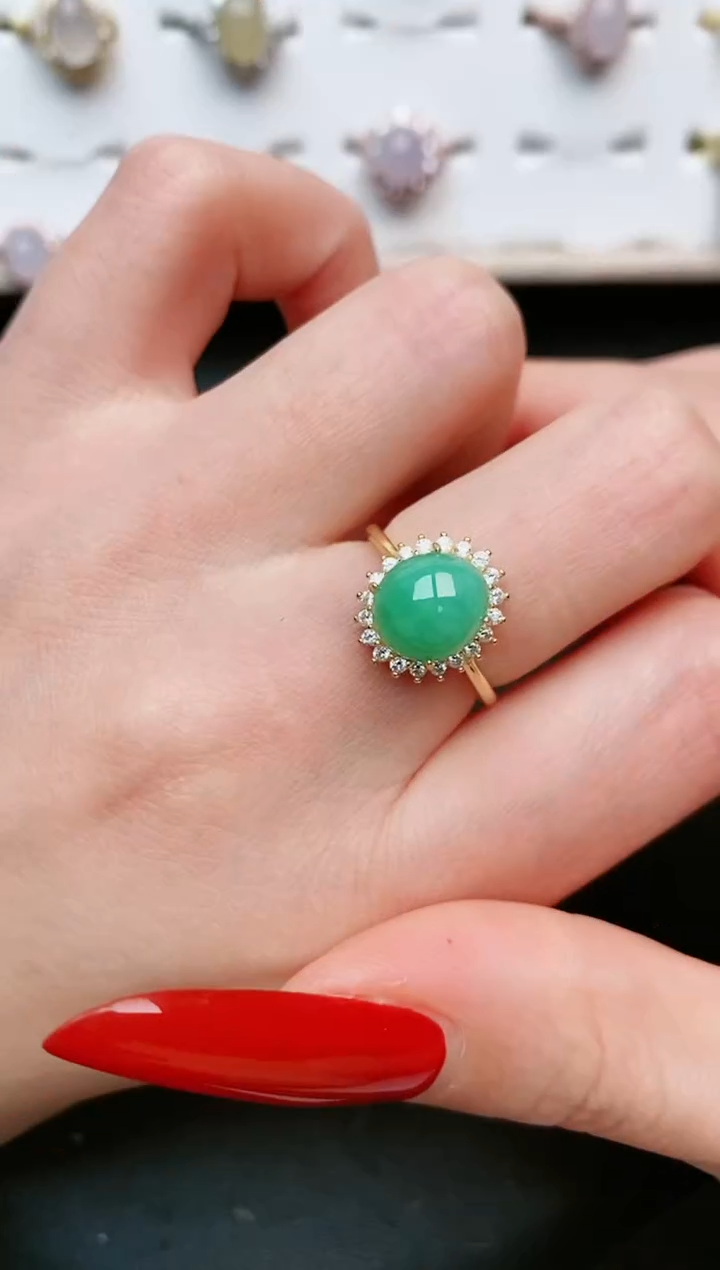 【闪购商品】翡翠戒指银S925镶嵌.....