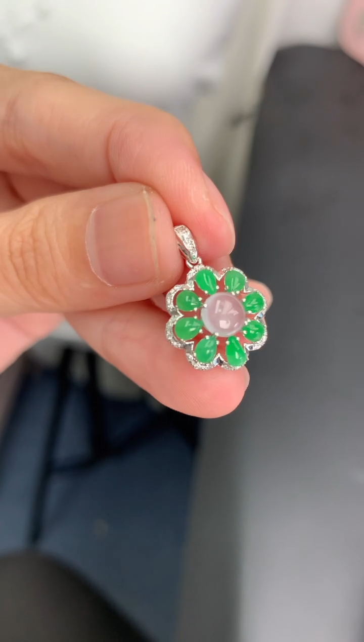 【闪购商品】定制翡翠18K金镶嵌模式推广期24小时鉴赏期