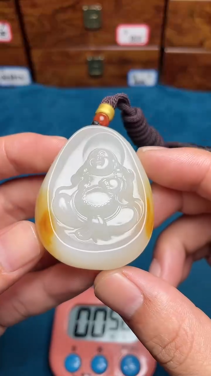 和田玉未镶嵌挂件和田玉