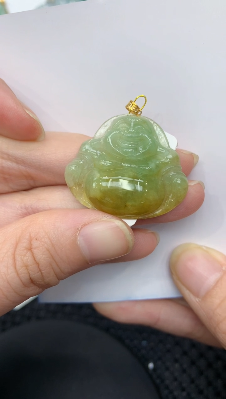 【闪购商品】翡翠颈饰18K金镶嵌11111111