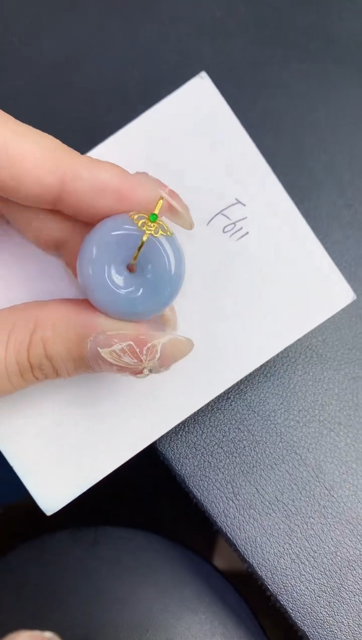 【闪购商品】翡翠颈饰18K金镶嵌0000000000