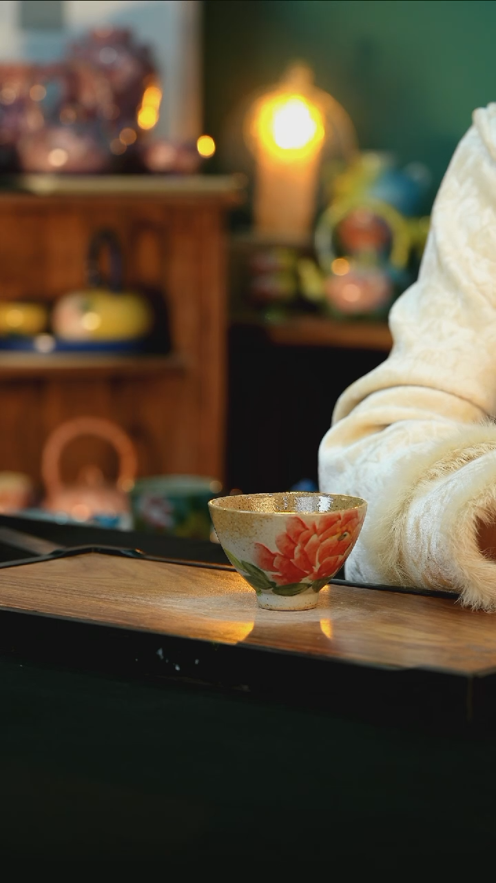 【闪购商品】杯手绘心瓷陶瓷浮力