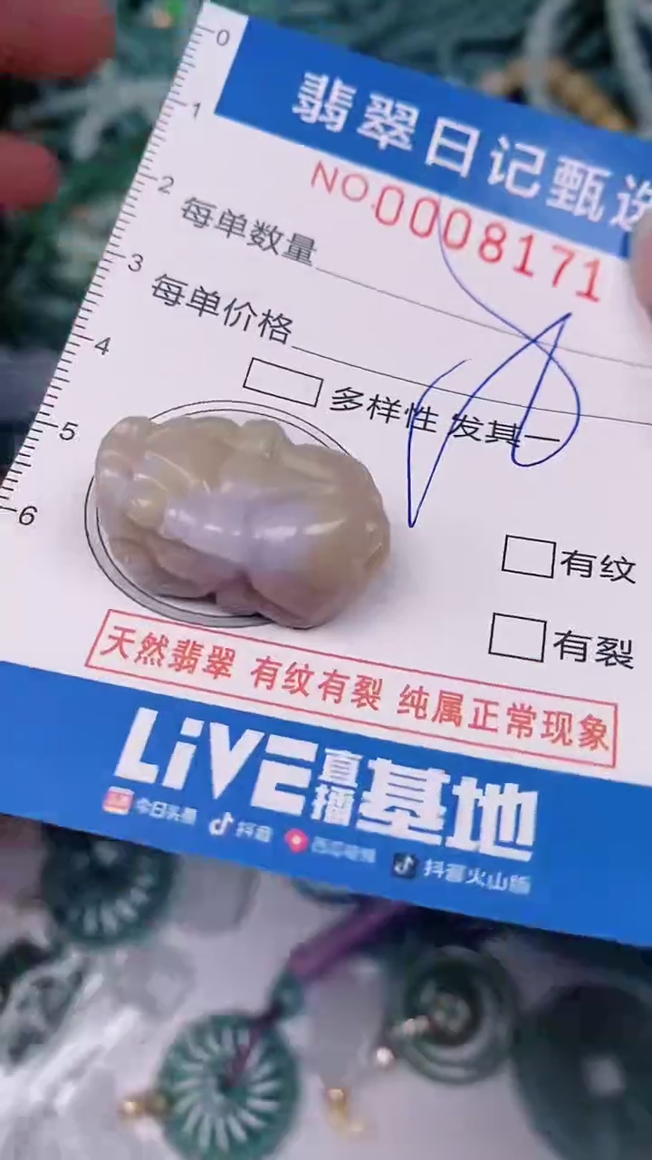 【闪购商品】翡翠颈饰未镶嵌00008171