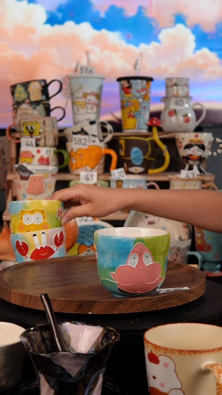 陶瓷双饮款景德镇手工陶瓷