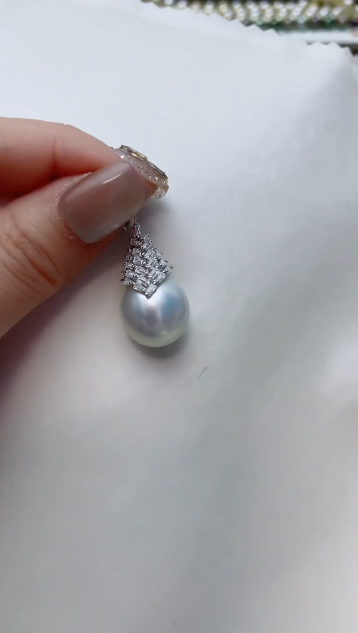 【闪购商品】海水珍珠颈饰银S925镶嵌A58