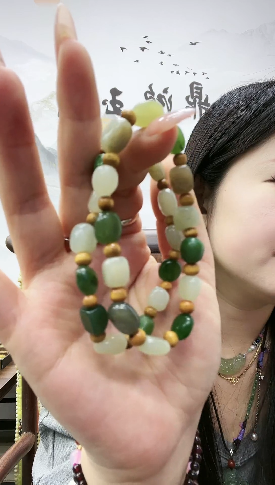 未镶嵌手链和田玉手串