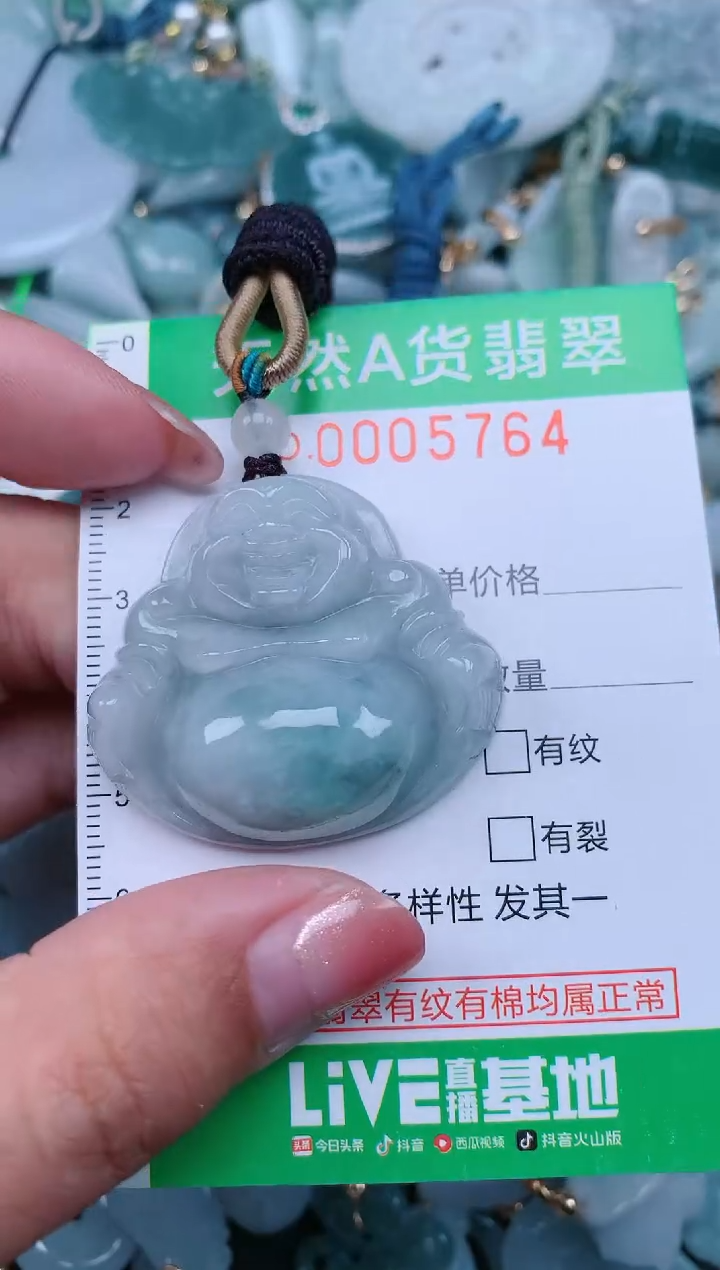 【闪购商品】翡翠未镶嵌颈饰.0005764