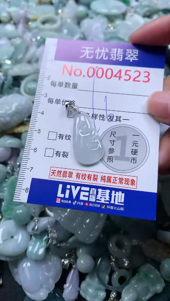 颈饰未镶嵌翡翠4523