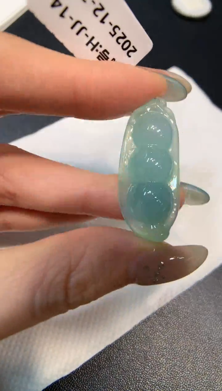 颈饰未镶嵌翡翠福豆