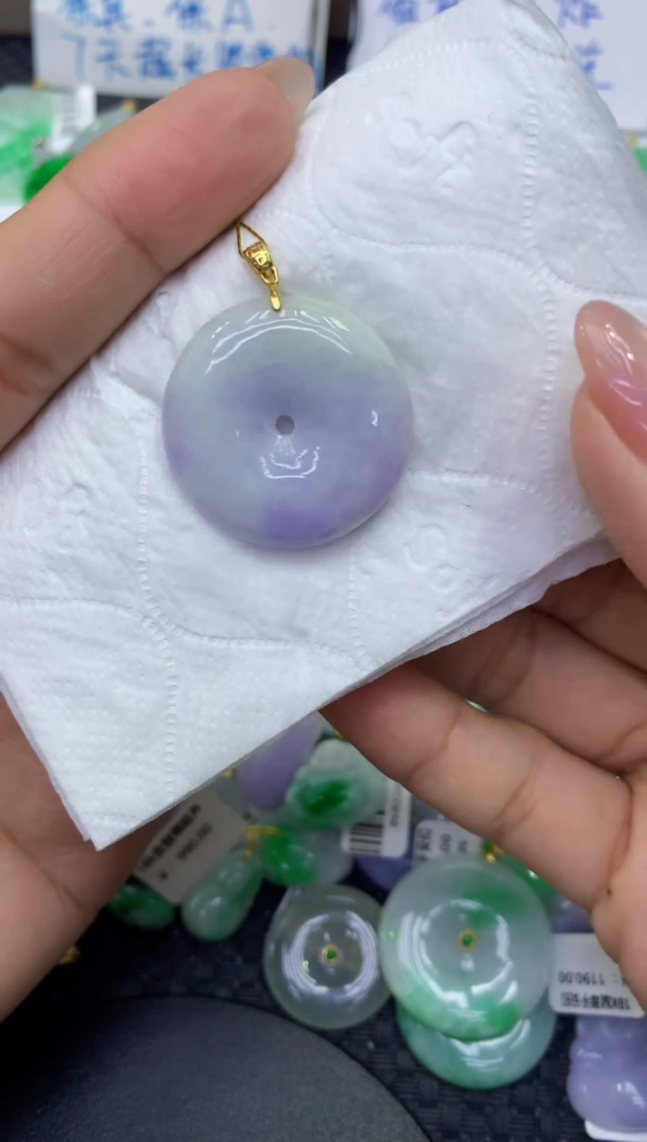 颈饰未镶嵌翡翠天然缅甸A货翡翠