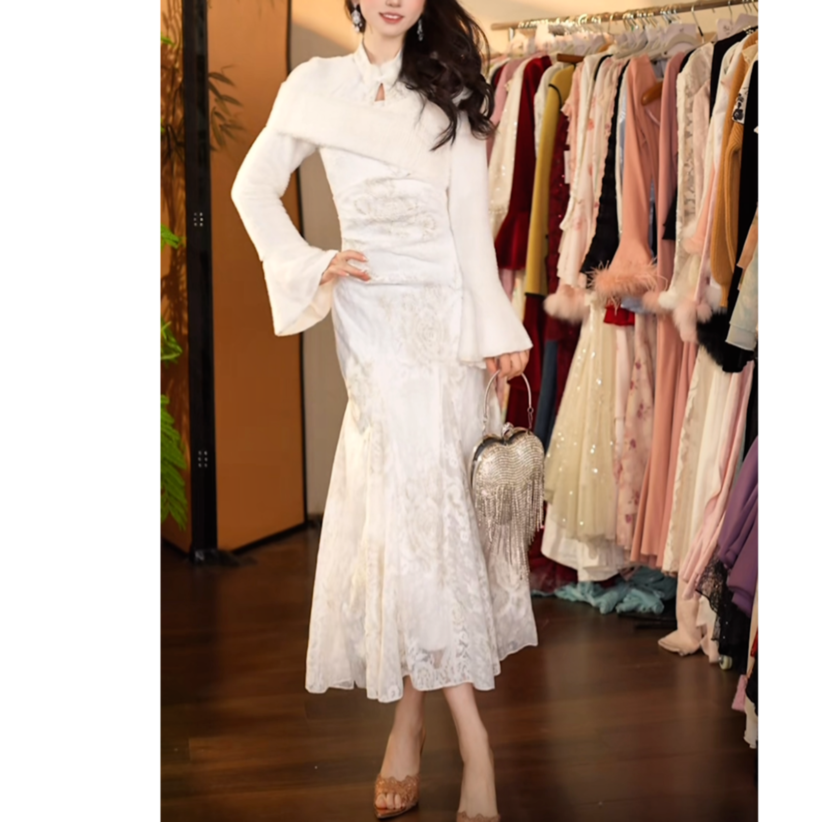 3店-温迪定制-839芬兰漫雪N606连衣裙