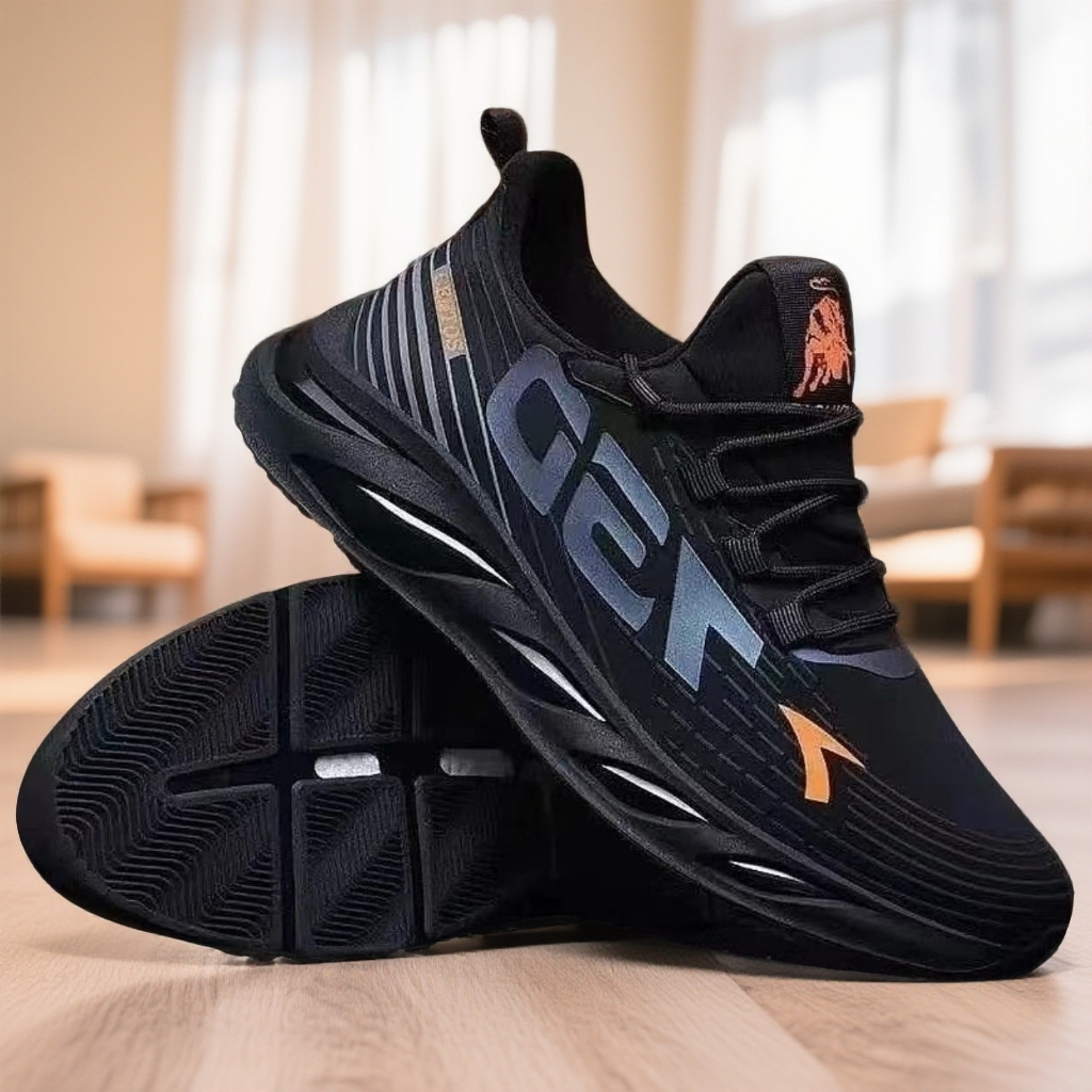 2025年秋冬季新款时尚潮鞋透气飞织百搭飞织舒适休闲运动男鞋