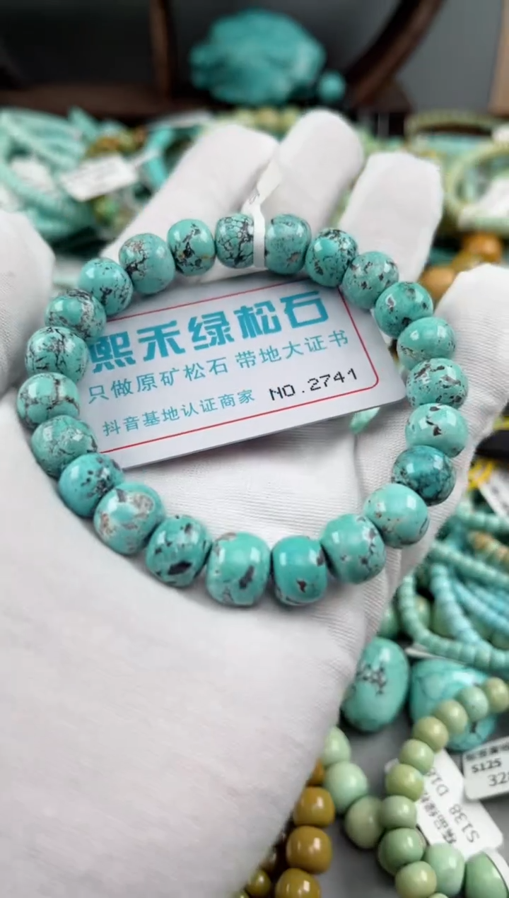 未镶嵌绿松石松石2741