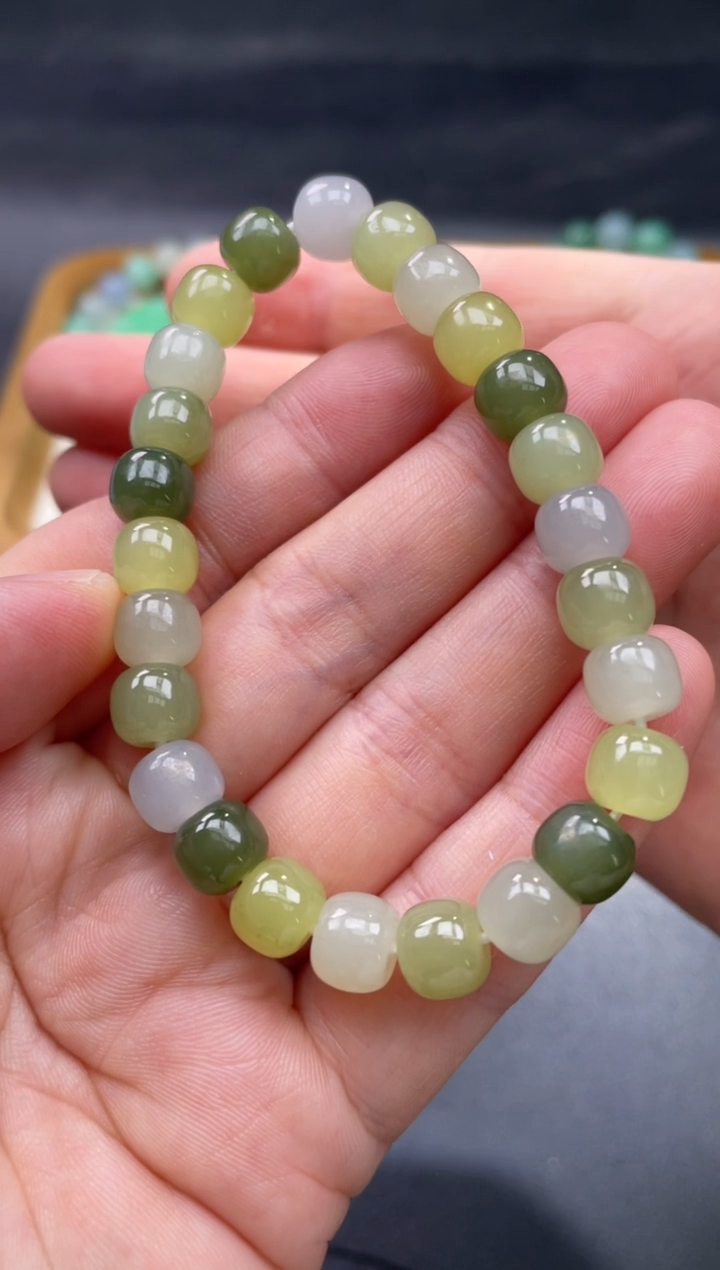 【闪购商品】和田玉珠串未镶嵌21.......