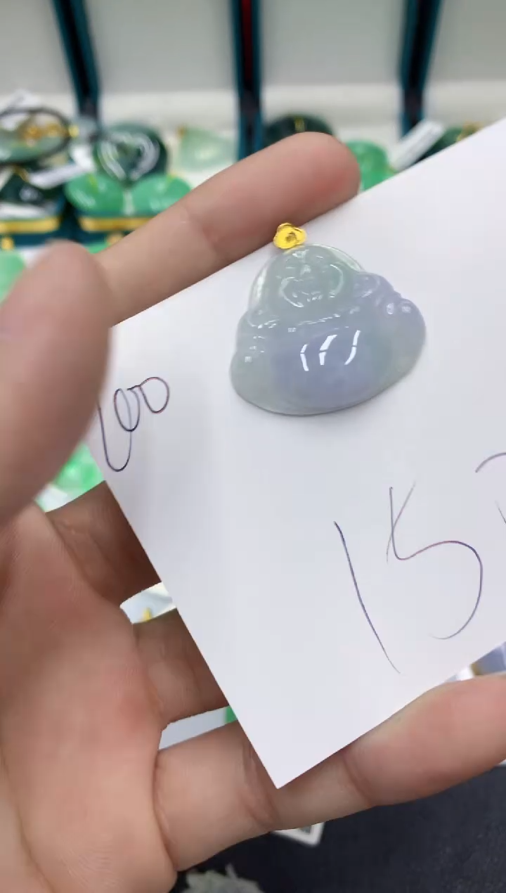 【闪购商品】翡翠颈饰18K金镶嵌翡翠