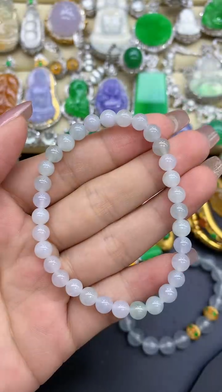 未镶嵌手串翡翠88-中国好珍宝