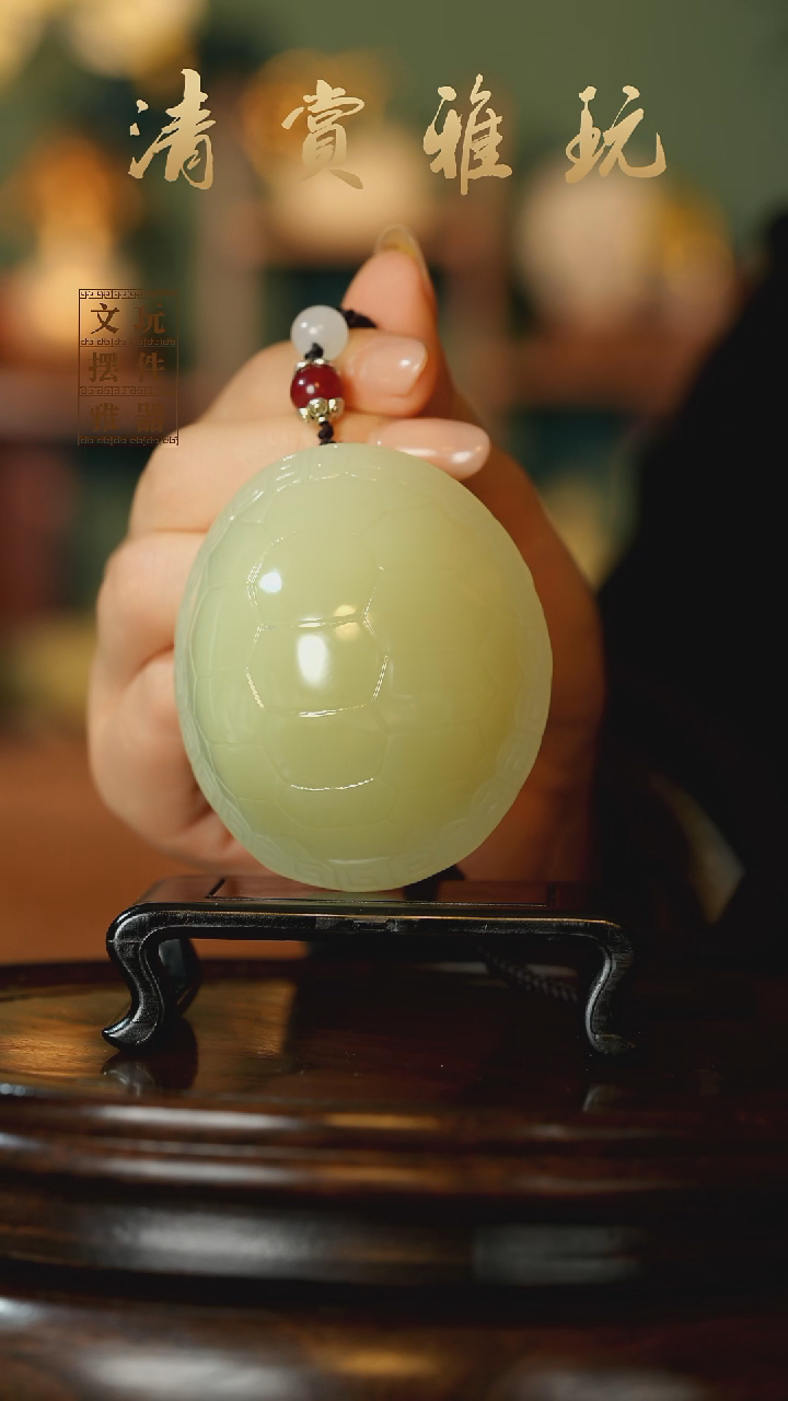 玉《博古富甲天下》手把件摆件