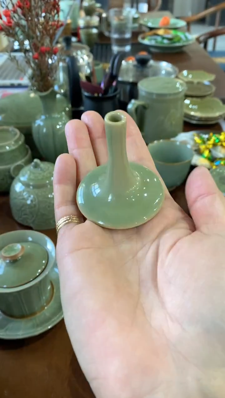 特价 青釉 【陀螺】 一个