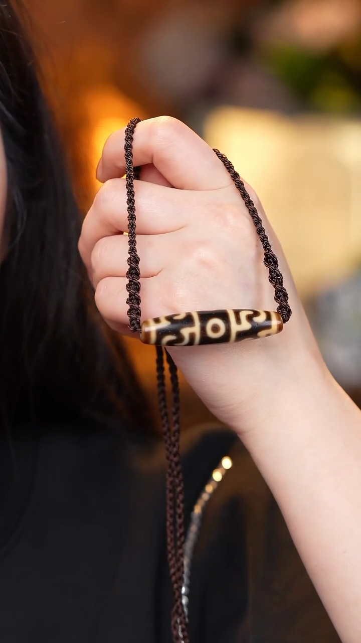 【闪购商品】玛瑙/玉髓颈饰未镶嵌Z27432莲师三眼锁骨链