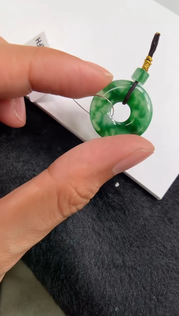 颈饰未镶嵌翡翠甜甜圈
