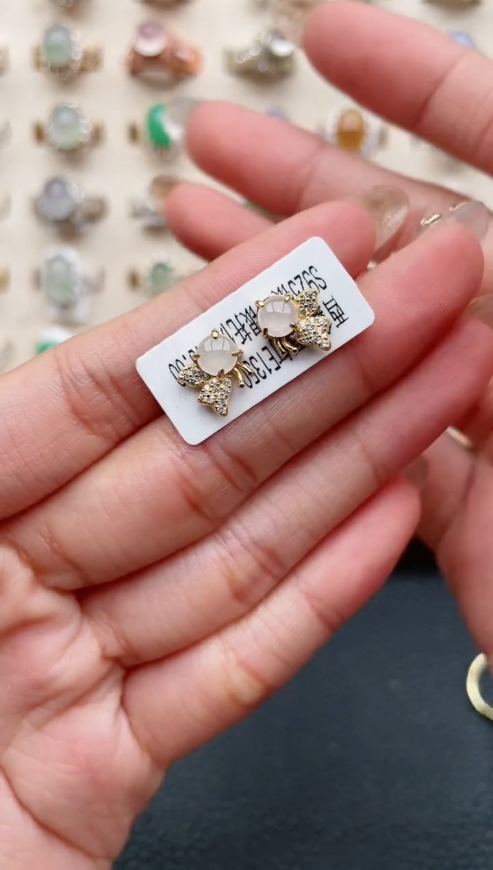 【闪购商品】翡翠戒指银S925镶嵌1111